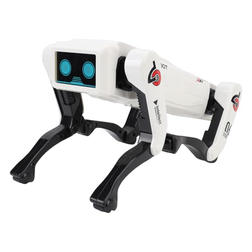 Elprico Smart Robot Dog, Programmierbares RC -Roboter -Haustier mit Sprachkontrolle, Interaktiver KI -Vierbeiner mit Musik und Lichtern für Kinder von Elprico
