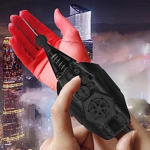 Elprico Spider Launcher Handschuh,USB-Ladegerät, automatische Aufnahme, Spiderman Netzwerfer, die tatsächlich schießen, Superhelden-Rollenspiel, Web Shooter tolles Geschenk für Männer von Elprico