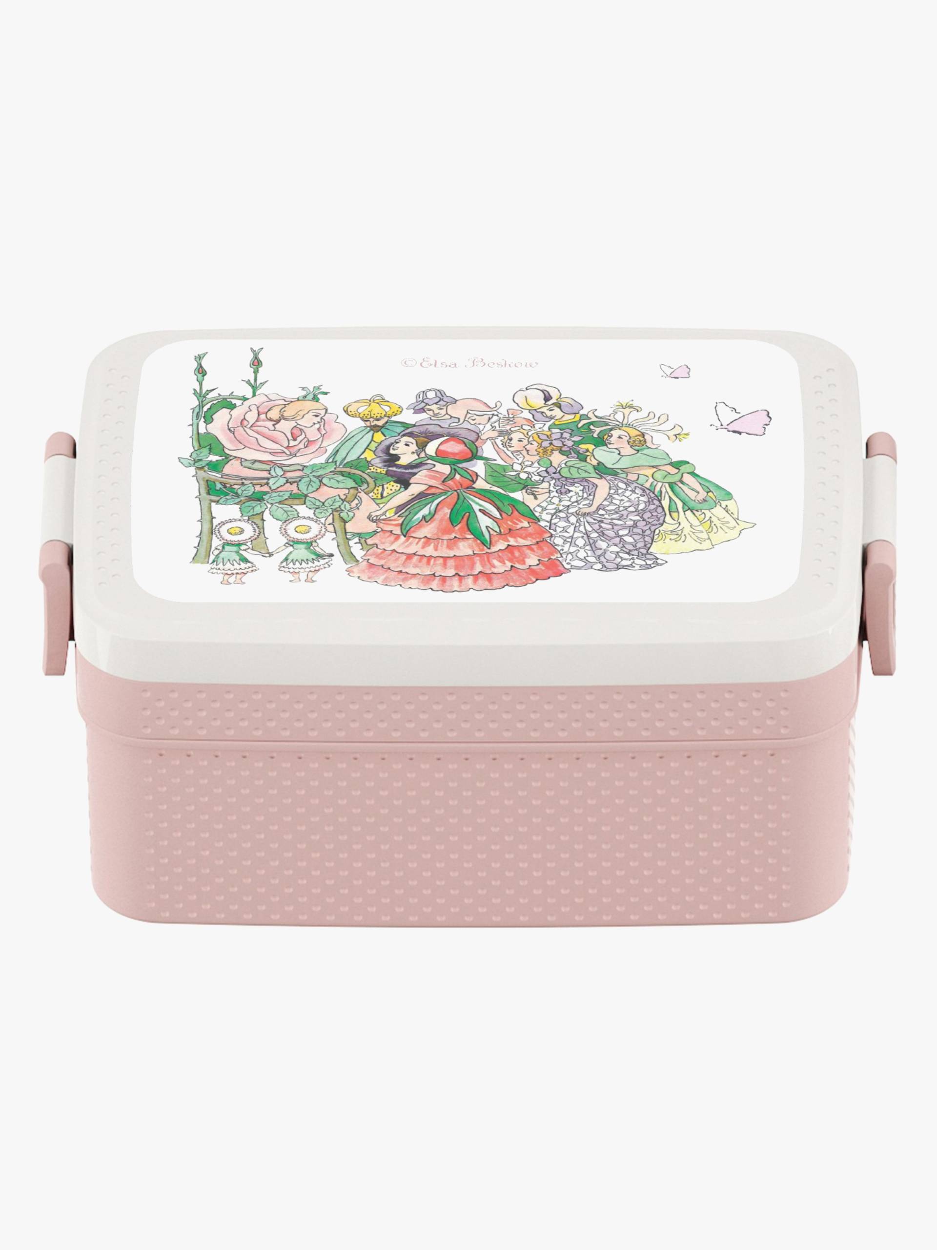 Elsa Beskow Blomsterfesten Brotdose, Rosa Elsa Beskow Blomsterfesten Brotdose, Rosa von Elsa Beskow