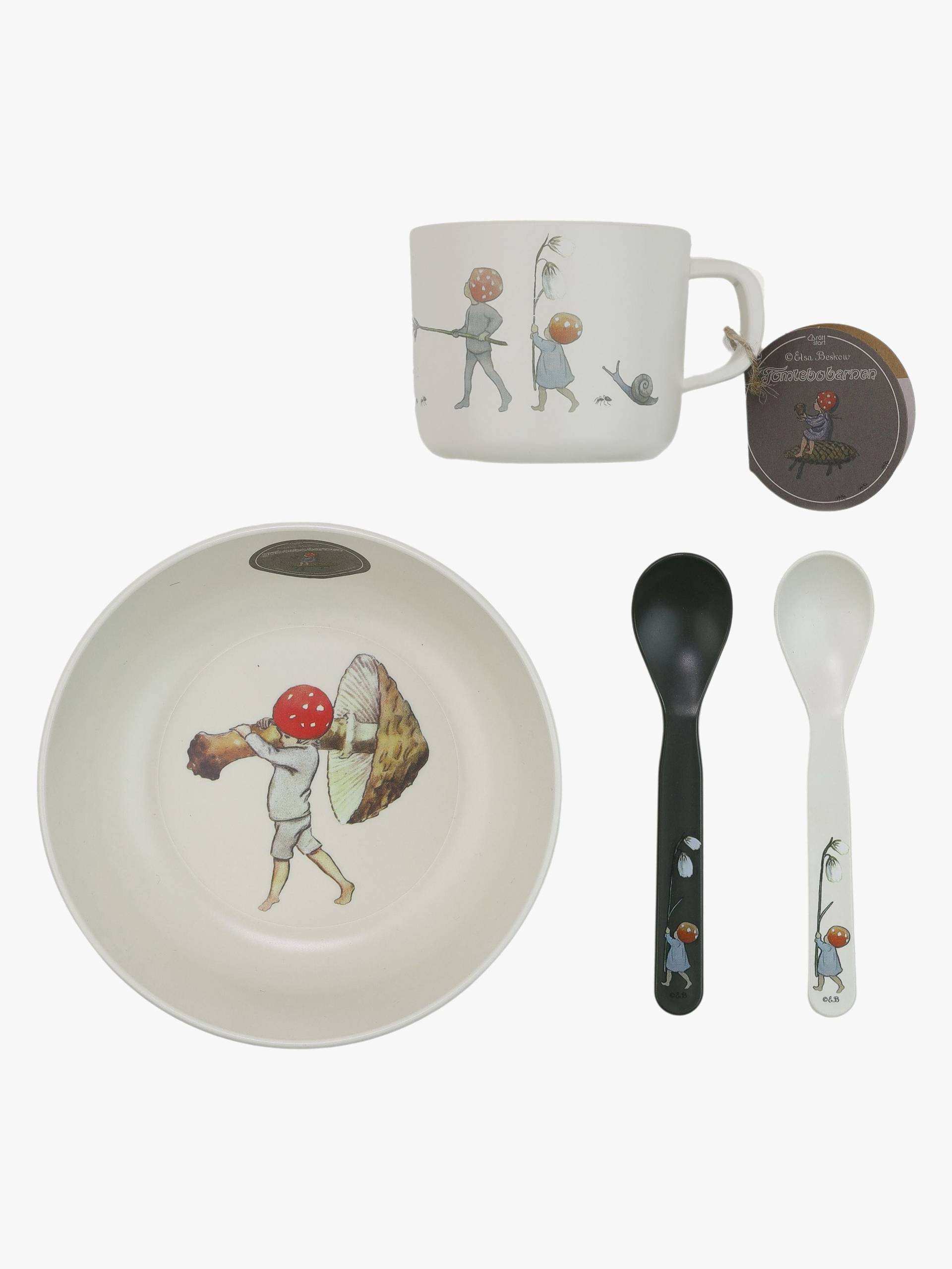 Elsa Beskow Tomtebobarnen Geschirr-Set 3 Teile, Beige Elsa Beskow Tomtebobarnen Geschirr-Set 3 Teile, Beige von Elsa Beskow