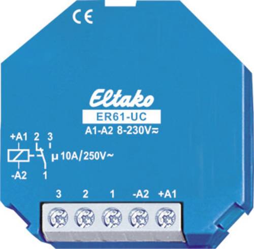 Eltako ER61-UC Schaltrelais Nennspannung: 230V Schaltstrom (max.): 10A 1 Wechsler 1St. von Eltako