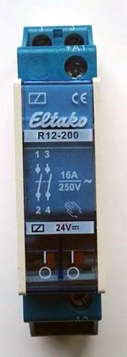 Eltako R12-200-24V DC Schaltrelais Nennspannung: 24V Schaltstrom (max.): 8A 2 Schließer 1St. von Eltako
