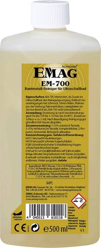 Emag EM700 Reinigungskonzentrat Buntmetalle 500ml von Emag
