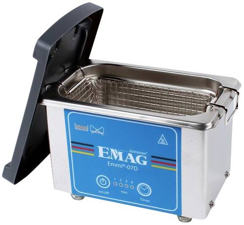 Emag Emmi-07D Ultraschallreiniger Universal 80W 0.5l mit Reinigungskorb von Emag