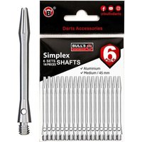 BULL'S 6P-Simplex Shaft m silber von Embassy Sporthandel GmbH