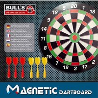 BULL'S Magnetic Dartboard mit 6 Pfeilen von Embassy Sporthandel GmbH