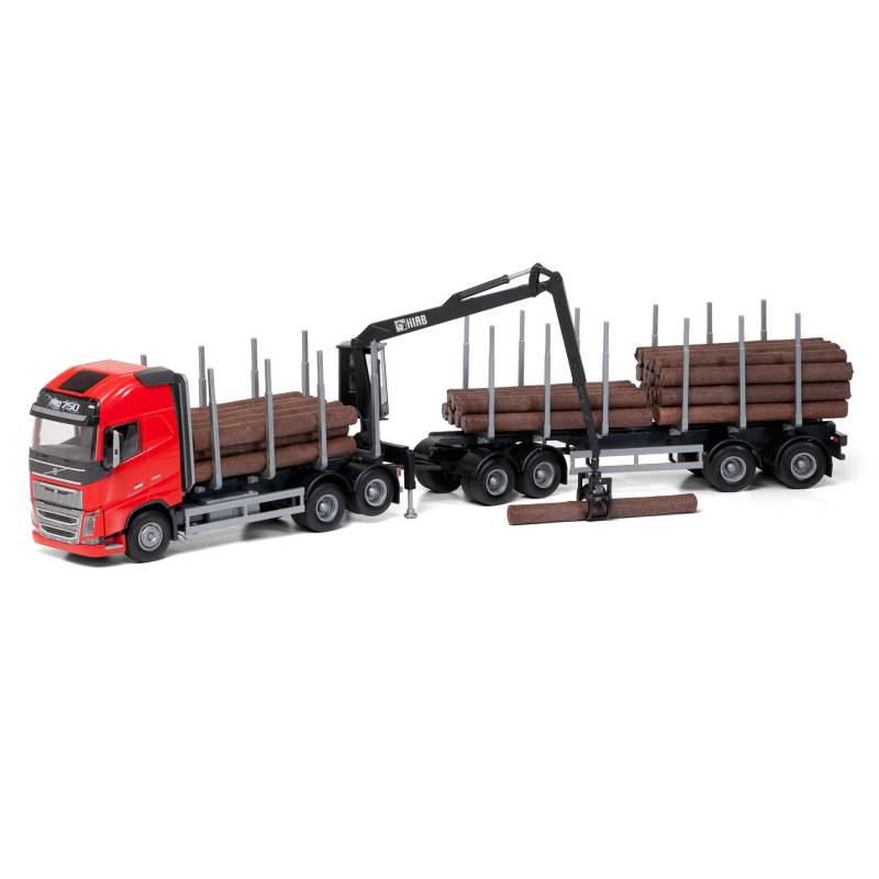 Emek Holzhängerzug Volvo FH16/750, Rot von Emek