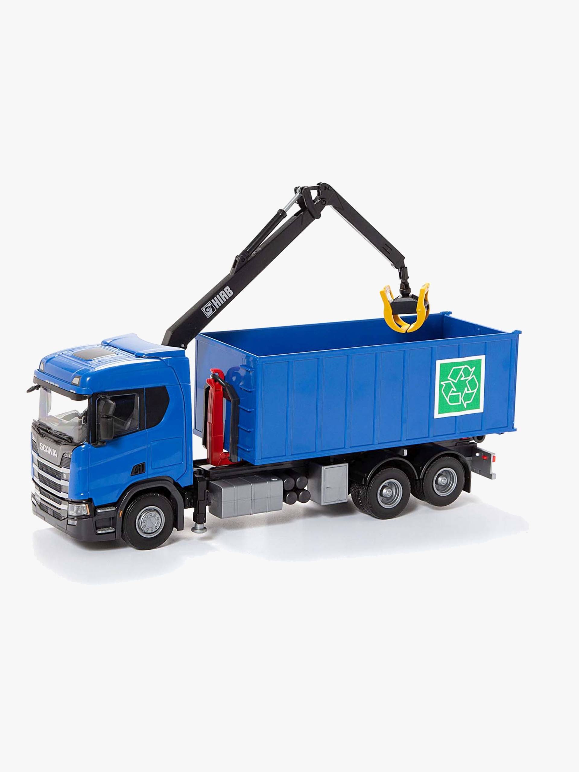Emek Scania Müllwagen mit Kran, Blau von Emek