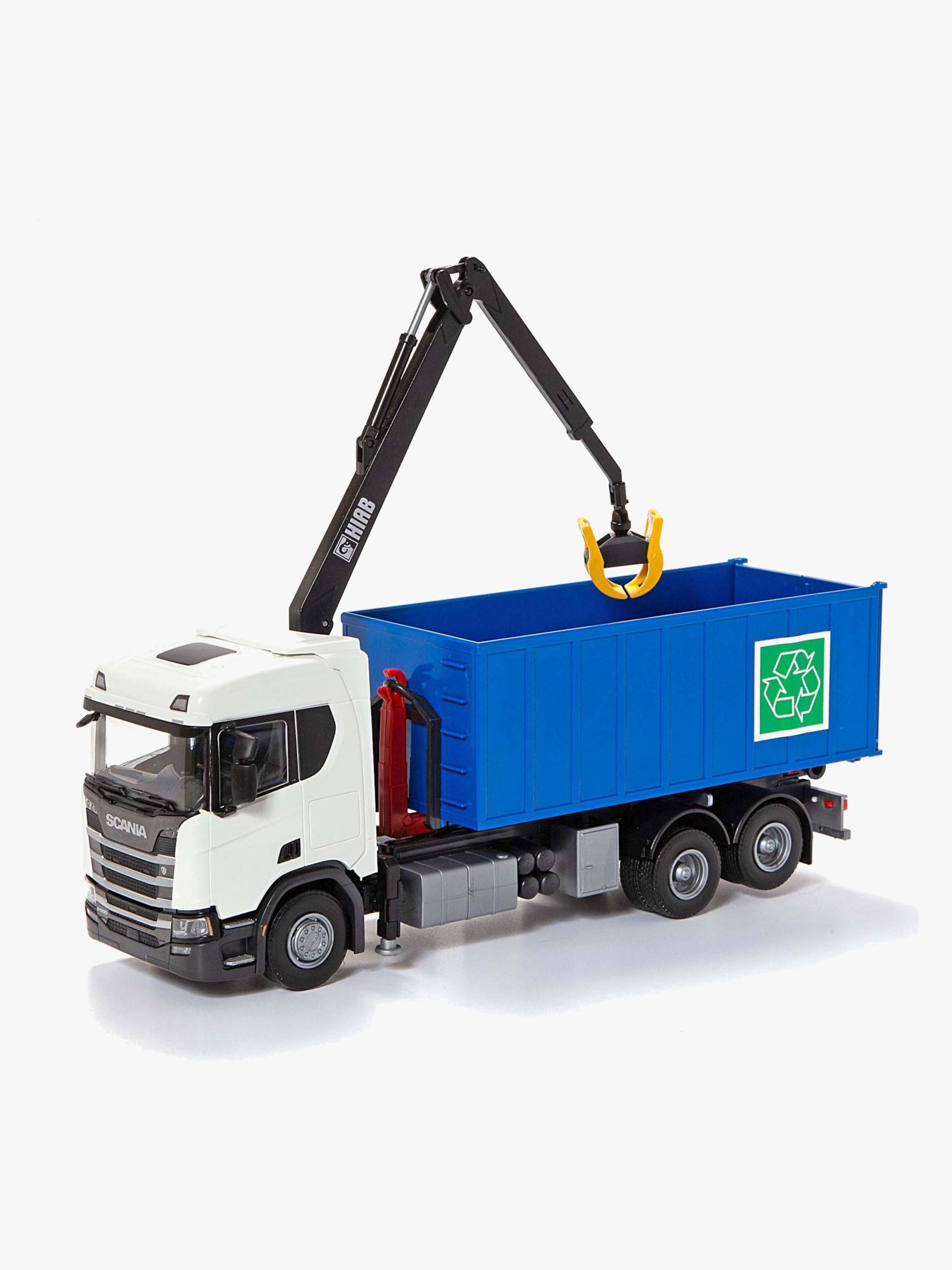 Emek Scania Müllwagen mit Kran, Weiß Emek Scania Müllwagen mit Kran, Weiß von Emek