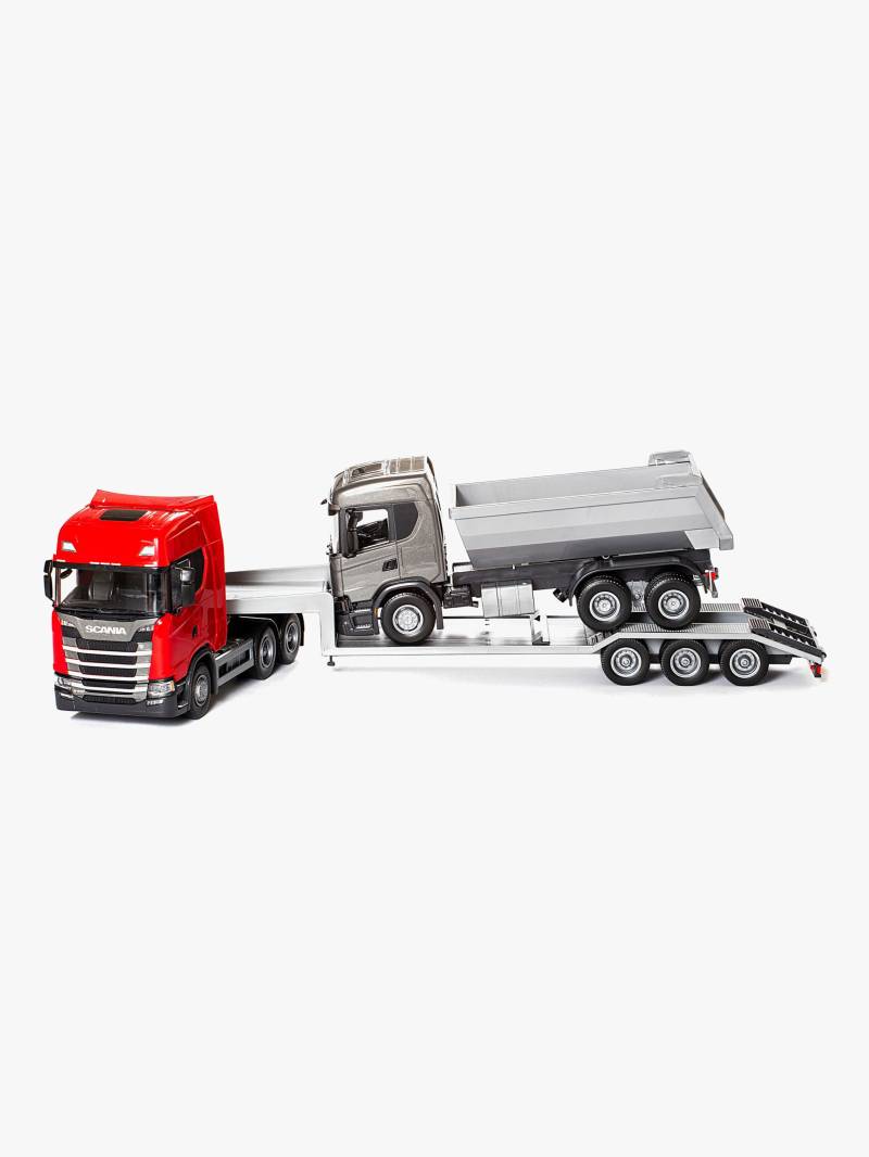 Emek Scania Tieflader mit Kipplaster, Rot Emek Scania Tieflader mit Kipplaster, Rot von Emek