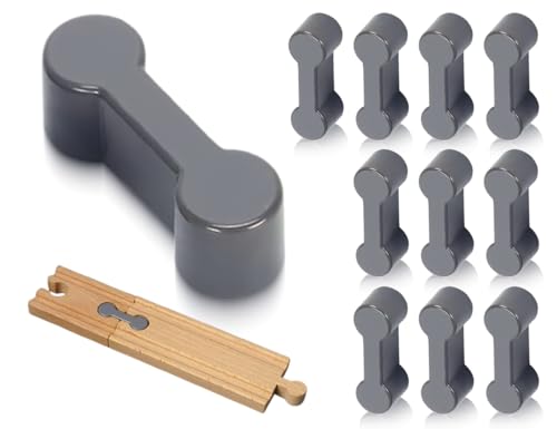 Emezddo 10 Stück Holzschienen Adapter Verbinder,Gleisverbinder,Gleisanschlussadapter,Holzbahnverbinder,Holzeisenbahn Verbindungsstücke,Zuggleisverbinder,Gleiszubehörteile,Gleiszubehör Aus Plastik Emezddo 10 Stück Holzschienen Adapter Verbinder,Gleisverbinder,Gleisanschlussadapter,Holzbahnverbinder,Holzeisenbahn Verbindungsstücke,Zuggleisverbinder,Gleiszubehörteile,Gleiszubehör Aus Plastik von Emezddo
