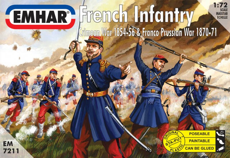 French Infantry Crimean War 1854-56 & Franco Prussian War 1870-71 French Infantry Crimean War 1854-56 & Franco Prussian War 1870-71 von Emhar