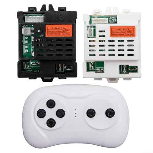 Emiif CSR-12T-2A 12 V Empfänger-Steuerbox für Elektrofahrzeugteile, Kinderfahrzeug-Controller (Fernbedienung) von Emiif