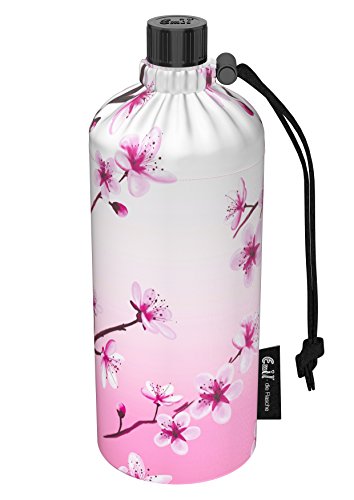 Emil Trinkflasche aus Glas für Mädchen & Jungen isolierte Glasflasche für Schule, Freizeit, Sport: Kinder & Eltern Kirschblüte 0,6l Emil Trinkflasche aus Glas für Mädchen & Jungen isolierte Glasflasche für Schule, Freizeit, Sport: Kinder & Eltern Kirschblüte 0,6l von Emil