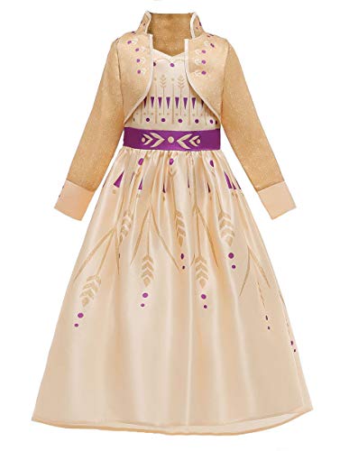 Emin Mädchen Prinzessin Königin Eiskönigin ELSA Anna 2 Kostüm Kinder Langarm Glänzend Kleid Geburtstag Party Ankleiden Karneval Faschingskostüm Halloween Verkleidung Cosplay Fasching Winter Kleidung Emin Mädchen Prinzessin Königin Eiskönigin ELSA Anna 2 Kostüm Kinder Langarm Glänzend Kleid Geburtstag Party Ankleiden Karneval Faschingskostüm Halloween Verkleidung Cosplay Fasching Winter Kleidung von Emin