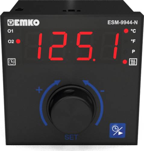 Emko ESM-9944-N 2-Punkt, P, PI, PD, PID Temperaturregler Pt100, J, K, R, S -200 bis 1700°C Relais 7 von Emko