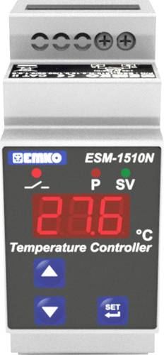 Emko ESM-1510-N.5.12.0.1/00.00/2.0.0.0 2-Punkt-Regler Temperaturregler PTC -50 bis 130°C Relais 5A von Emko