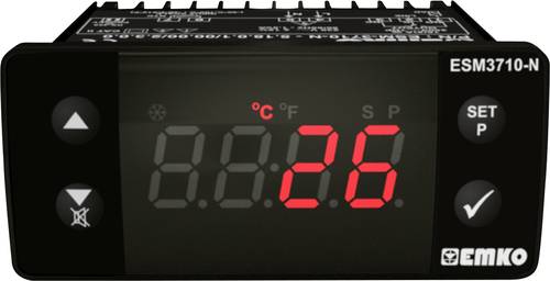 Emko ESM-3710-N.2.11.0.1/00.00/2.0.0.0 2-Punkt-Regler Temperaturregler Pt100 -50 bis 400°C Relais 1 von Emko