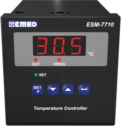 Emko ESM-7710.2.14.0.1/01.00/2.0.0.0 2-Punkt-Regler Temperaturregler Pt1000 -50 bis 400°C Relais 7A von Emko