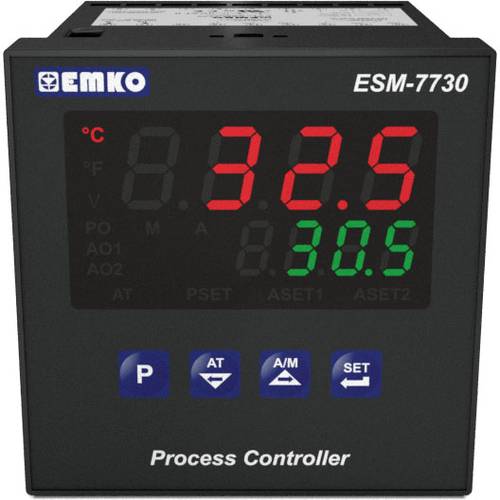 Emko ESM-7730.1.20.0.1/01.02/0.0.0.0 2-Punkt, P, PI, PD, PID Universalregler Pt100, L, J, K, R, S, T von Emko