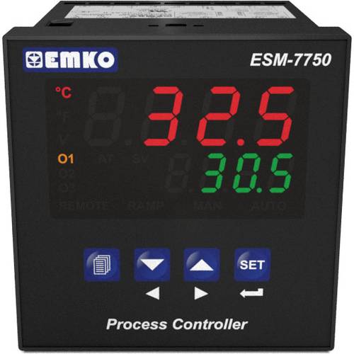 Emko ESM-7750.1.20.1.1/00.00/0.0.0.0 2-Punkt, P, PI, PD, PID Universalregler Pt100, L, J, K, R, S, T von Emko