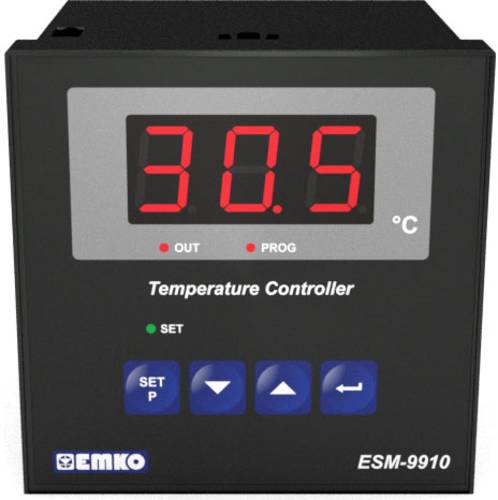 Emko ESM-9910.2.10.0.1/01.00/2.0.0.0 2-Punkt-Regler Temperaturregler K 0 bis 999°C Relais 7A (L x B von Emko