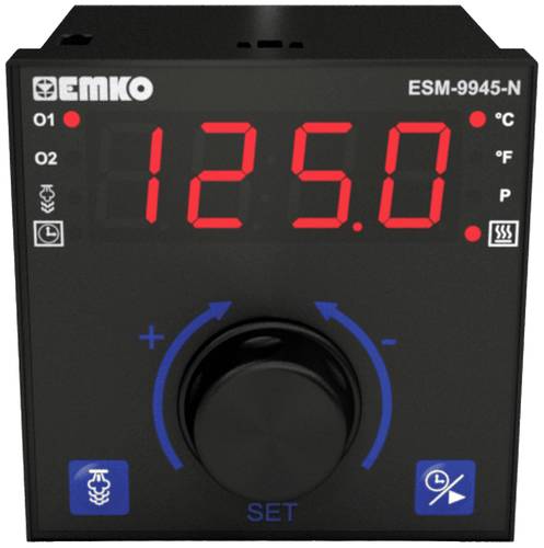 Emko ESM-9945-N 2-Punkt, P, PI, PD, PID Temperaturregler Pt100 -200 bis +1700°C Relais 5A (L x B x von Emko