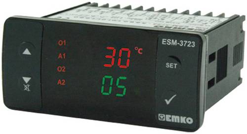 Emko ESM-3723.5.5.5.0.2/01.01/1.0.0 2-Punkt und PID Regler Temperaturregler SSR (L x B x H) 65 x 76 von Emko