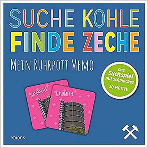 Suche Kohle - Finde Zeche. Mein Ruhrpott Memo: Memory mit 30 liebevoll gestalteten Motiven von Emons Verlag