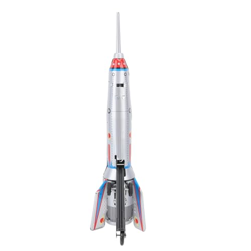 Emoshayoga Raketenspielzeug, Weit Verbreitete Sammler-Zinnrakete, Handgefertigtes Weißblech für Bekleidungsgeschäfte von Emoshayoga