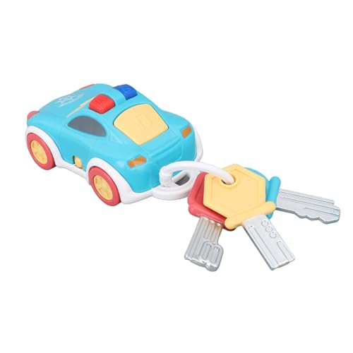Emoshayoga Simuliertes Autoschlüsselspielzeug, Interaktives Lernspielzeug aus Kunststoff für, für Kindergarten und Zuhause von Emoshayoga