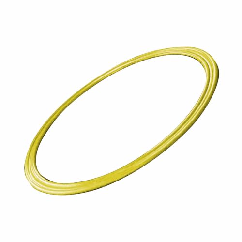 Sporttrainingsring, Unterhaltsamer Hopse-Ring, Verbesserung der Kraft, Zarte Berührung für Spielaktivitäten Im Freien (Gelb) von Emoshayoga