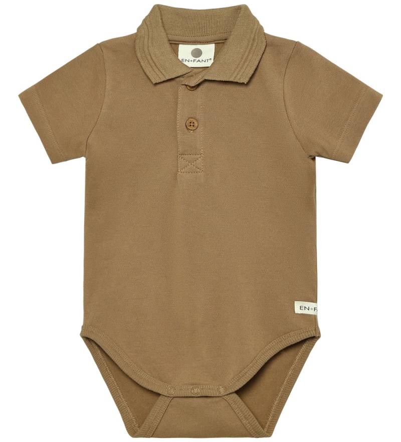 En Fant Body k/ä - Polo - Piqué - Tigerauge - En Fant - 68 - Body K/Ä En Fant Body k/ä - Polo - Piqué - Tigerauge - En Fant - 68 - Body K/Ä von En Fant