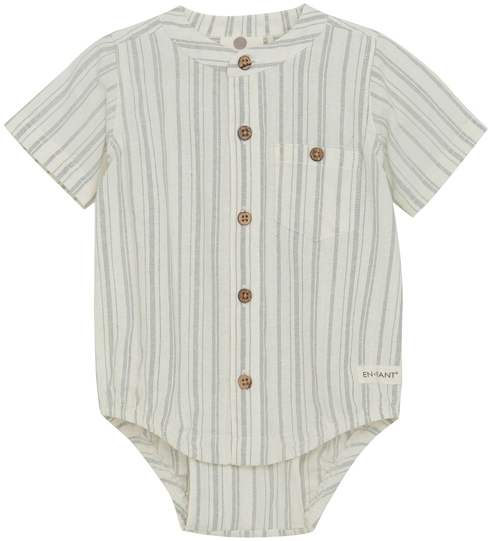 En Fant Body k/ä - Stripe - Eierlikör - En Fant - 1 Jahr (80) - Body K/Ä von En Fant