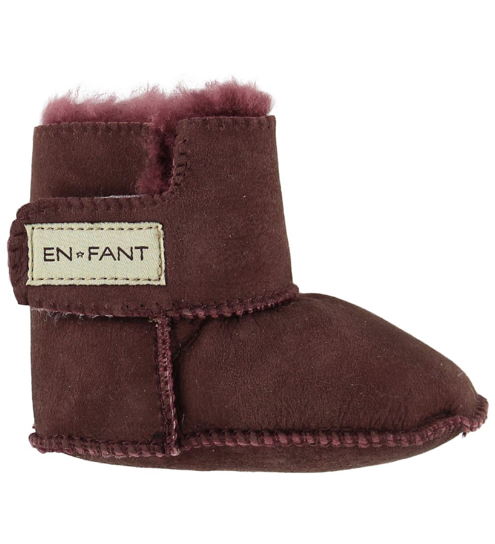 En Fant Lamm-Krabbelschuhe Mit Futter - Bordeaux - En Fant - 25/26 - Leder-Krabbelschuhe En Fant Lamm-Krabbelschuhe Mit Futter - Bordeaux - En Fant - 25/26 - Leder-Krabbelschuhe von En Fant