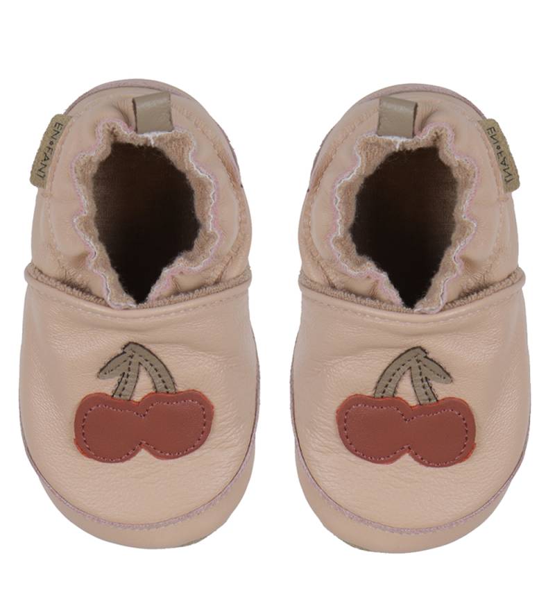 En Fant Leder-Krabbelschuhe - Applikation - Rose Dust m. Kirsche - En Fant - 23 - Leder-Krabbelschuhe En Fant Leder-Krabbelschuhe - Applikation - Rose Dust m. Kirsche - En Fant - 23 - Leder-Krabbelschuhe von En Fant