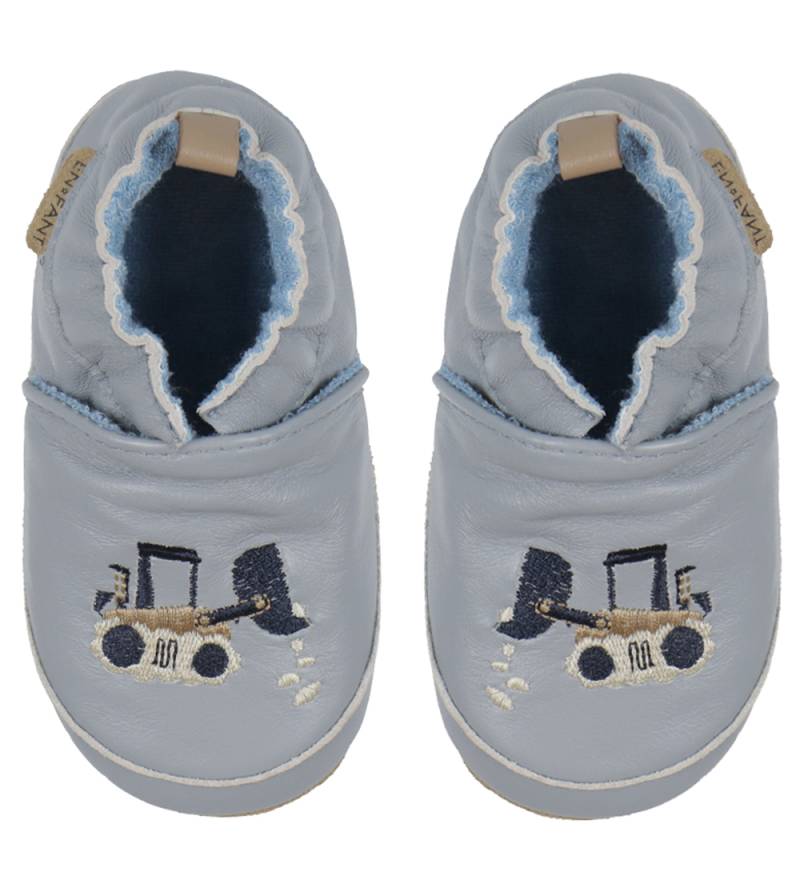 En Fant Leder-Krabbelschuhe - Applikation - Tradewinds m. Bagger - En Fant - 20 - Leder-Krabbelschuhe En Fant Leder-Krabbelschuhe - Applikation - Tradewinds m. Bagger - En Fant - 20 - Leder-Krabbelschuhe von En Fant