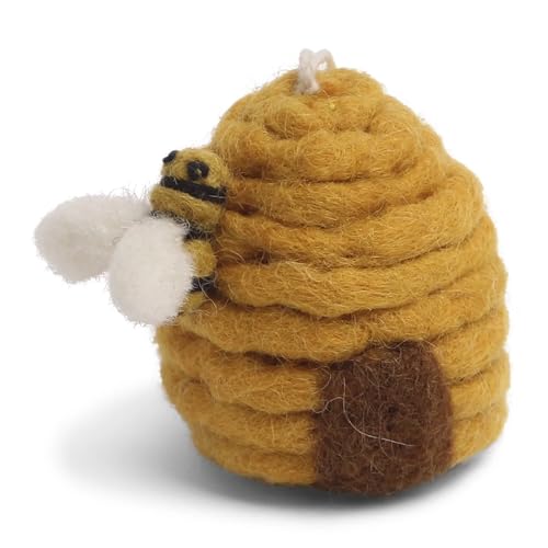 En Gry & SIF - 16313 - Baumanhänger, Bienenkorb, Mehrfarbig, Filz, 6cm, Handarbeit En Gry & SIF - 16313 - Baumanhänger, Bienenkorb, Mehrfarbig, Filz, 6cm, Handarbeit von Én Gry & Sif