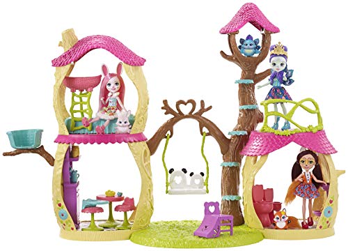 Enchantimals FNM92 Panda Baumhaus Spielset mit Puppe und Tier, inkl. Zubehörteilen, ca. 60 cm hoch, ab 6 Jahren Enchantimals FNM92 Panda Baumhaus Spielset mit Puppe und Tier, inkl. Zubehörteilen, ca. 60 cm hoch, ab 6 Jahren von Mattel