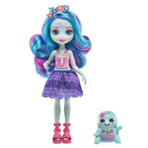 Enchantimals-Tolene Schildkröte und Halter-Haarpuppe und Figur HXB96 Enchantimals-Tolene Schildkröte und Halter-Haarpuppe und Figur HXB96 von Enchantimals