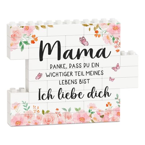 Dankeschön Geschenke für Mama, Geburtstagsgeschenk für Mama – Puzzle Dekoration, Danke Geschenk Mutter Geburtstag & Weihnachten, liebevolle Muttertagsgeschenke von Tochter Sohn von Encoink