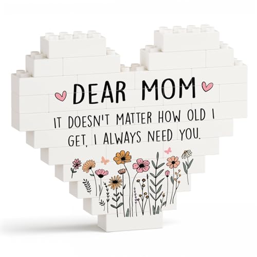 Encoink Muttergeburtstagsgeschenkideen, Bausteine, Puzzle-Plakette, einzigartige Muttergeschenke für Weihnachten, herzförmige Geschenke für Mutter von Tochter Sohn, Muttertag, Erntedankfest Encoink Muttergeburtstagsgeschenkideen, Bausteine, Puzzle-Plakette, einzigartige Muttergeschenke für Weihnachten, herzförmige Geschenke für Mutter von Tochter Sohn, Muttertag, Erntedankfest von Encoink