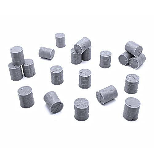 EnderToys Assorted Battered Barrels, Terrain Scenery for Tabletop 28mm Miniatures Wargame, 3D Printed and Paintable EnderToys Assorted Battered Barrels, Terrain Scenery for Tabletop 28mm Miniatures Wargame, 3D Printed and Paintable von EnderToys