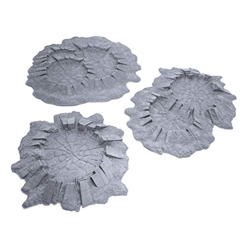 EnderToys Battlefield Craters von Terrain4Print, 3D-gedruckte Tisch-RPG-Landschaft und Kriegsspiel-Gelände für 28-mm-Miniaturen EnderToys Battlefield Craters von Terrain4Print, 3D-gedruckte Tisch-RPG-Landschaft und Kriegsspiel-Gelände für 28-mm-Miniaturen von EnderToys