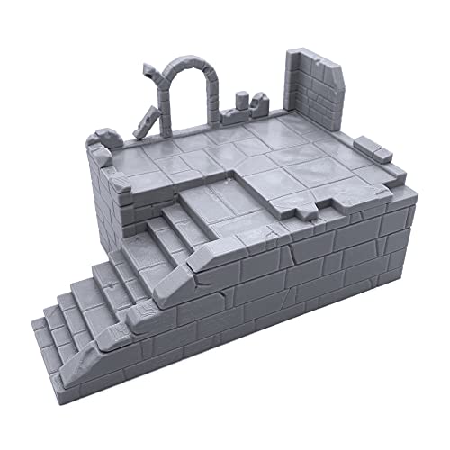 EnderToys Brick Staircase, Terrain Scenery for Tabletop 28mm Miniatures Wargame, 3D Printed and Paintable EnderToys Brick Staircase, Terrain Scenery for Tabletop 28mm Miniatures Wargame, 3D Printed and Paintable von EnderToys