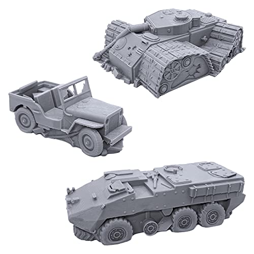 EnderToys Broken Vehicles Bundle, Terrain Scenery for Table top 28 mm Miniatures Wargame, 3D gedruckt und lackierbar von EnderToys