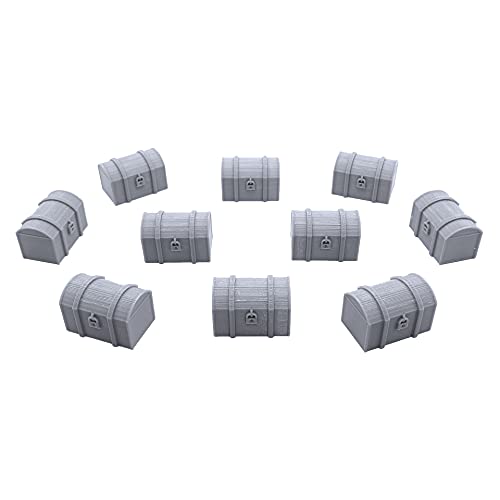 EnderToys Chests, Terrain Scenery for Tabletop 28mm Miniatures Wargame, 3D Printed and Paintable von EnderToys