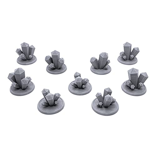 EnderToys Crystal Clusters, Terrain Scenery for Tabletop 28mm Miniatures Wargame, 3D Printed and Paintable von EnderToys