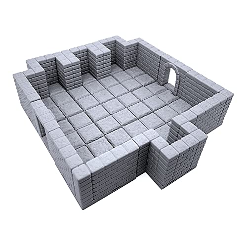 EnderToys Deluxe Locking Dungeon Tiles – Antike Nischen, bemalbar, 3D-gedruckte Tischplatte, Rollenspiel, Geländelandschaft, für 28 mm Miniaturen EnderToys Deluxe Locking Dungeon Tiles – Antike Nischen, bemalbar, 3D-gedruckte Tischplatte, Rollenspiel, Geländelandschaft, für 28 mm Miniaturen von EnderToys