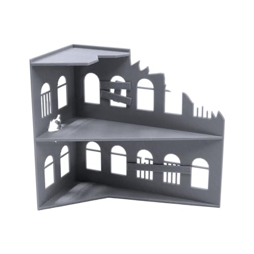 Ruined Building, Terrain Scenery for Tabletop 28mm Miniatures Wargame, 3D Printed and Paintable, EnderToys Ruined Building, Terrain Scenery for Tabletop 28mm Miniatures Wargame, 3D Printed and Paintable, EnderToys von EnderToys